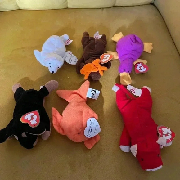 Vintage McDonalds TY Mini Beanie Babies -  Lot of 6 - Picture 1 of 5